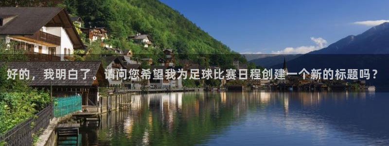 好的，我明白了。请问您希望我为足球比赛日程创建一个新的标题吗