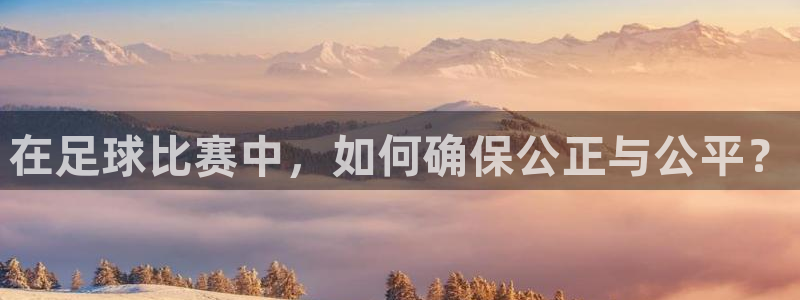 在足球比赛中，如何确保公正与公平？